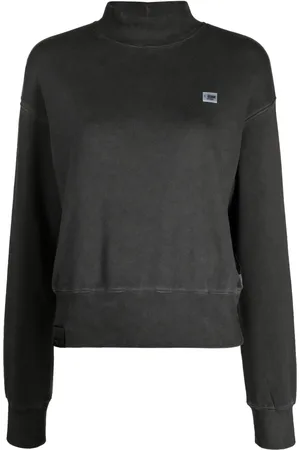 Izzue Sudadera con cuello falso y efecto lavado