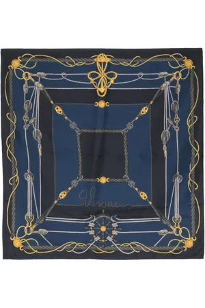 VERSACE Mascada de seda Nautical