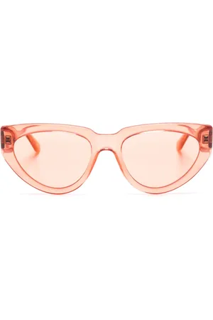 Karl Lagerfeld Lentes de sol con armazón cat eye y logo estampado