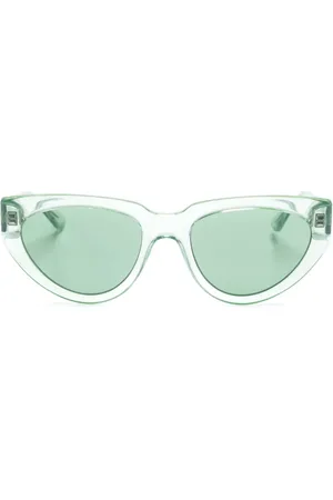 Karl Lagerfeld Lentes de sol con armazón cat eye y logo estampado