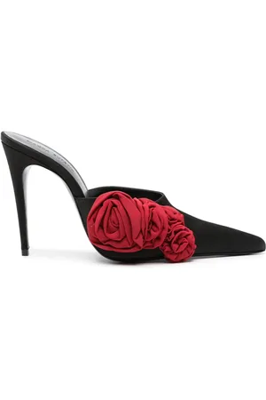 MAGDA BUTRYM Mules con apliques florales