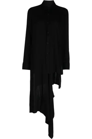 YOHJI YAMAMOTO Vestido camisero manga larga