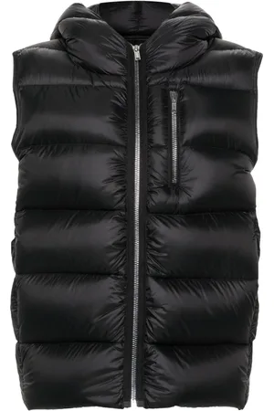 Rick Owens Chaleco capitonado con capucha