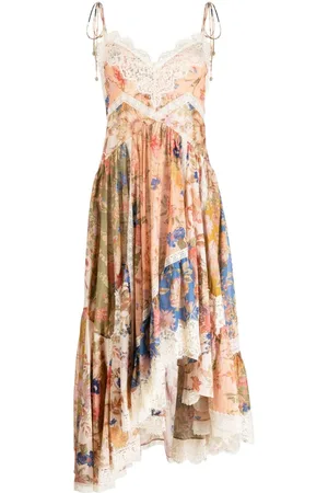 ZIMMERMANN Slip dress asimétrico August