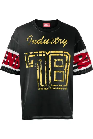 Diesel Playera T-Bost con logo afelpado