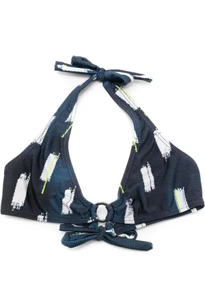 Lenny Niemeyer Top de bikini con estampado abstracto