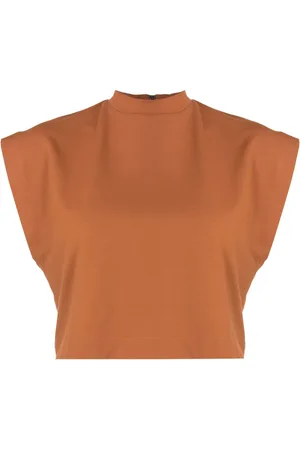 Lenny Niemeyer Top corto con cuello falso