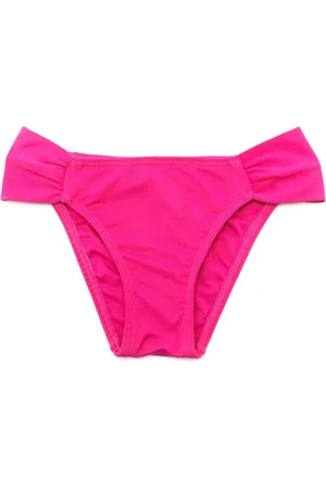 Lenny Niemeyer Bikini bottom drapeado con tiro medio