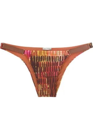 Lenny Niemeyer Bikini bottom con tiro bajo y estampado abstracto