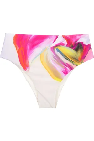 Lenny Niemeyer Bikini bottom con tiro bajo y estampado abstracto