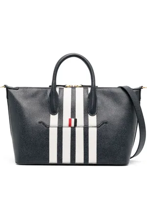 Thom Browne Tote con motivo 4-Bar