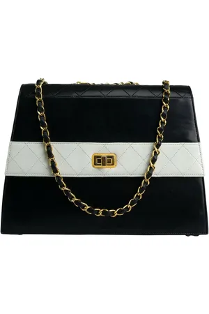 CHANEL Bolsa de hombro con capitonado de rombos 1989