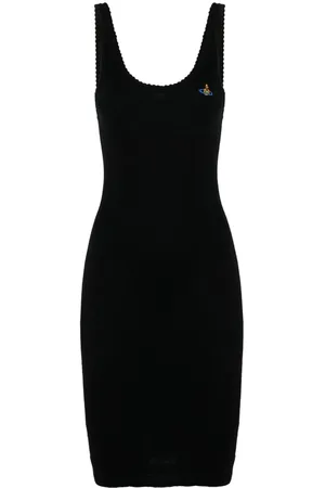 Vivienne Westwood Vestido corto con logo Orb bordado