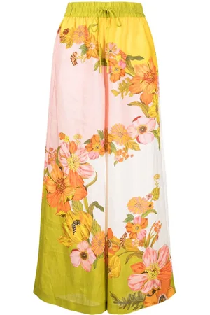 ALÉMAIS Pantalones Silas con estampado floral