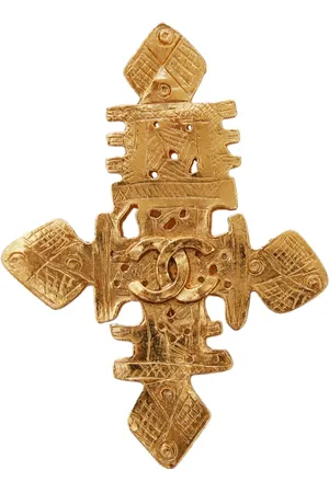 CHANEL Broche con logo CC 2004