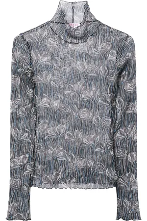 Puccini Top semitransparente con estampado floral
