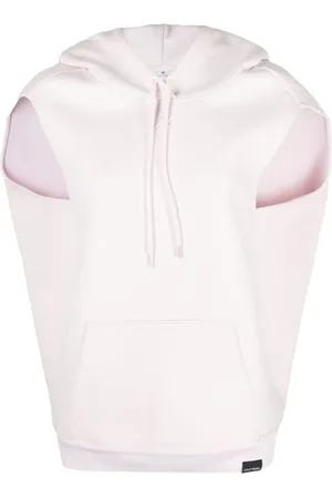 Courrèges Hoodie con logo bordado