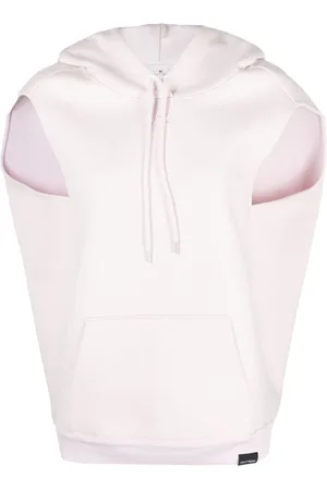 Courrèges Hoodie con logo bordado