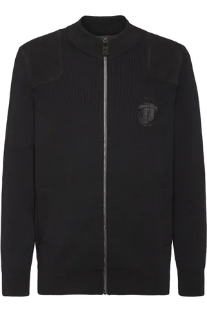 BILLIONAIRE Sudadera con logo bordado y cierre