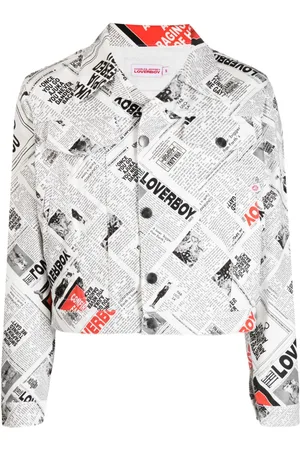 Charles Jeffrey Loverboy Chamarra de mezclilla Art