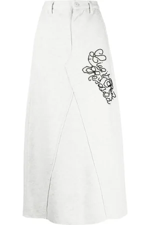 Izzue Falda midi con detalle bordado