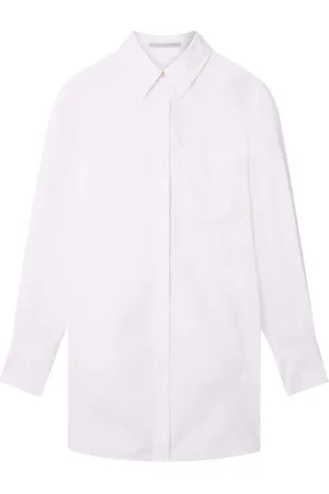 Stella McCartney Vestido camisero corto de popelina