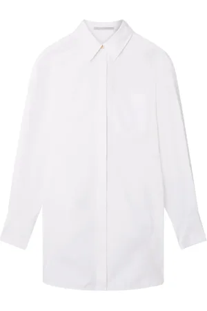 Stella McCartney Vestido camisero corto de popelina