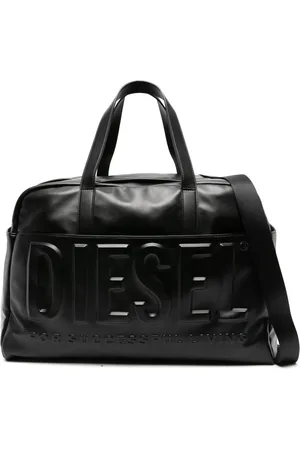 Diesel Bolsa de viaje con logo en relieve