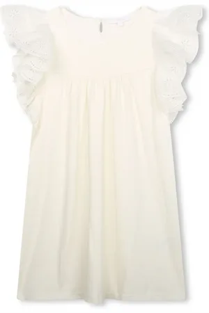 Chloé Vestido con bordado inglés