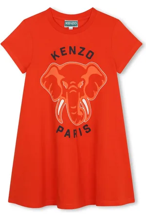 Kenzo Vestido con logo estampado