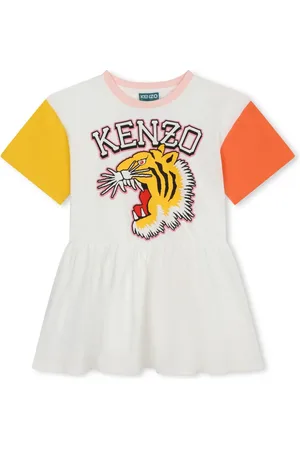 Kenzo Vestido con logo estampado