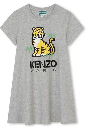 Kenzo Vestido con logo estampado