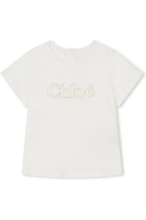 Chloé Playera con logo estampado