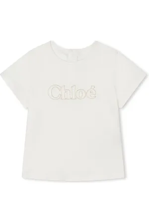 Chloé Playera con logo estampado