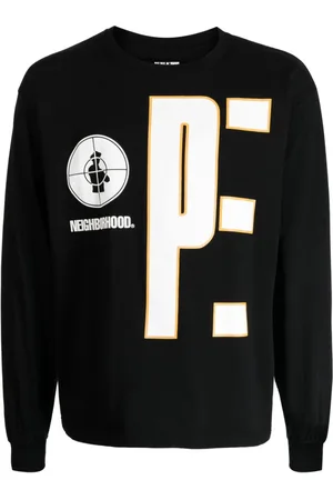 NEIGHBORHOOD Playera con logo estampado de x Public Enemy