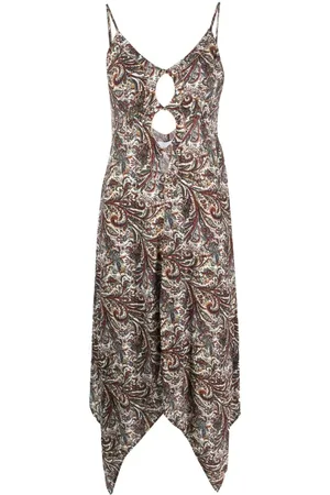 IXIAH Vestido midi Carnelian