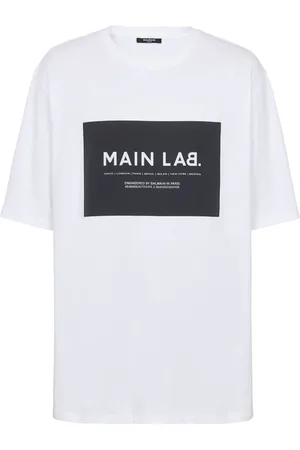 Balmain Playera con eslogan estampado