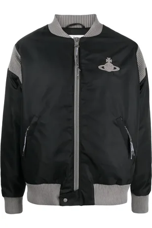 Vivienne Westwood Chamarra bomber con bordado Orb