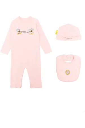 OFF-WHITE Set de mameluco con logo estampado