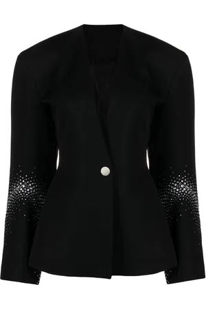 The Attico Blazer con detalles de strass