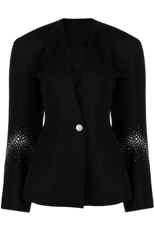 The Attico Blazer con detalles de strass