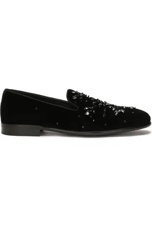 Dolce & Gabbana Slippers con detalle de cristal