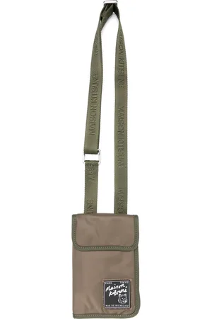 Maison Kitsuné Bolsa de hombro con parche del logo
