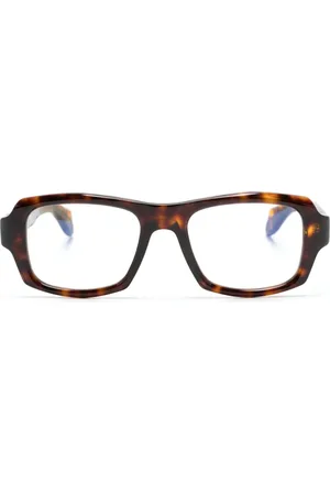 CUTLER & GROSS Lentes con armazón cuadrada estilo carey