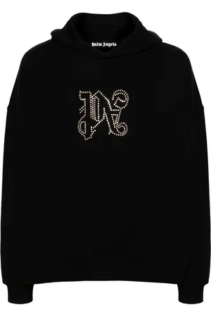 Palm Angels Hoodie con aplique del monograma