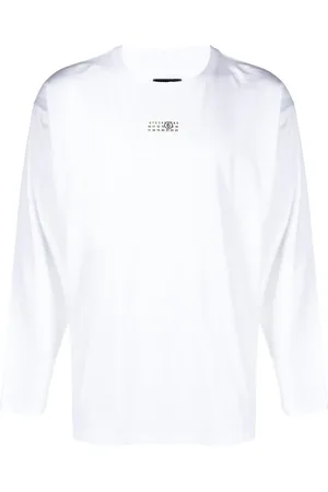 Maison Margiela Playera manga larga con parche de números