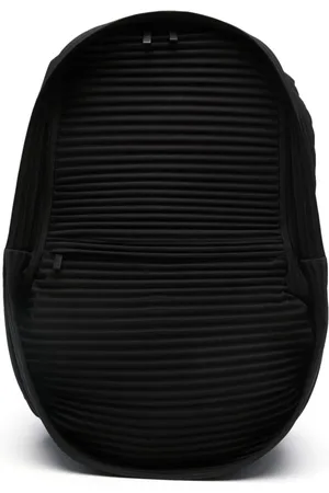 Issey Miyake Mochila con detalle de canalé