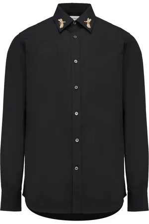 Alexander McQueen Camisa libélula bordada