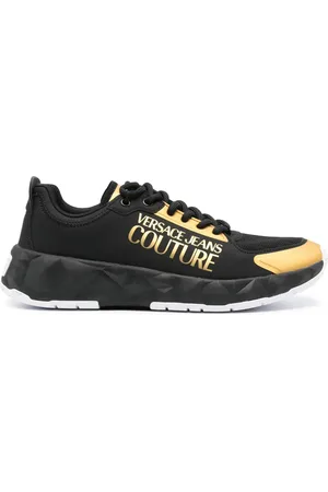 VERSACE Tenis bajos con logo estampado