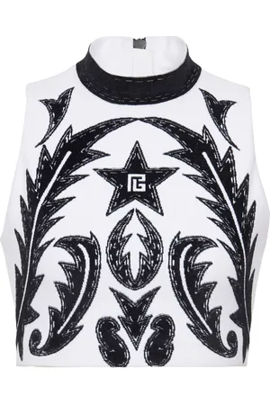 Balmain Top corto Baroque